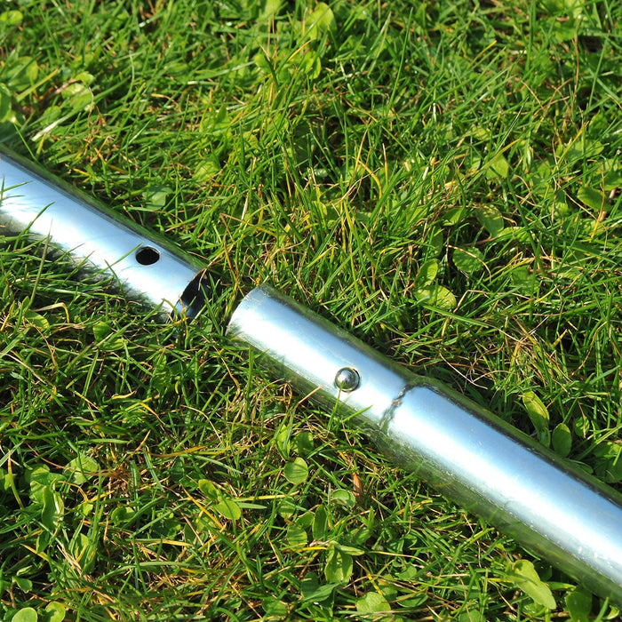 Rolling Garden Lawn Aerator, Steel Handle