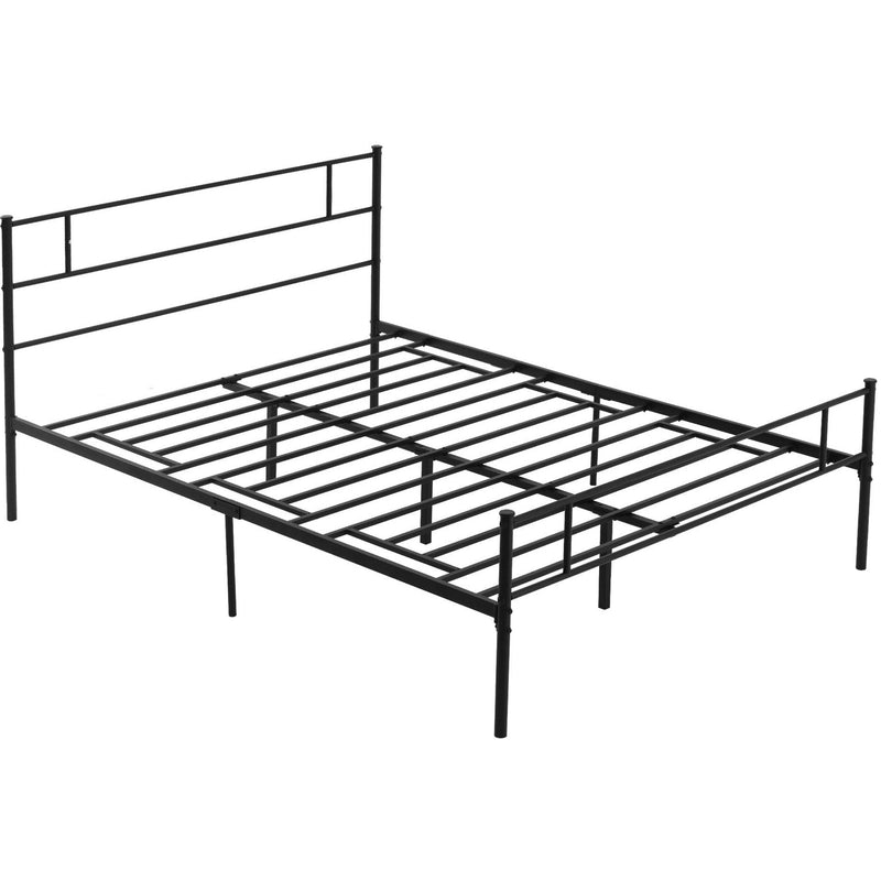 King Size Metal Bed Frame, Black