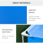 8ft Steel Frame Pool Set, Filter Pump, Rust Resistant Outsunny