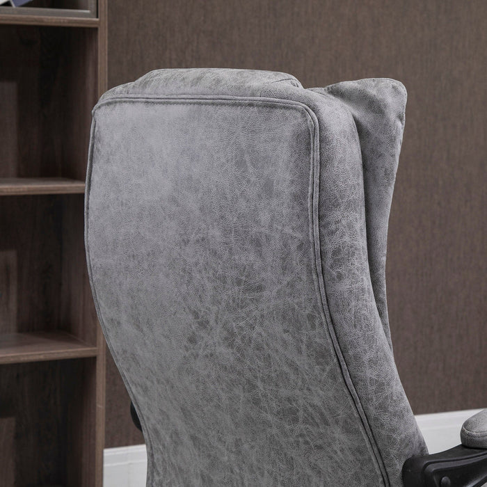 Reclining Executive Desk Chair, Grey