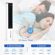 42" White Portable Air Humidifier Cooler Homcom
