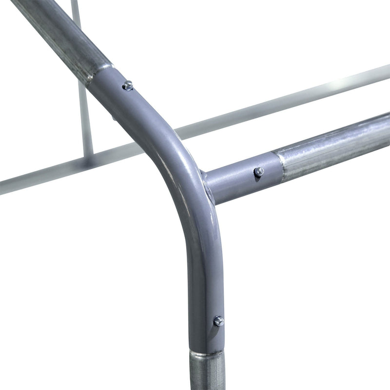 Galvanised Chicken Coop w/ Run, Playpen, Water-Resist Cover