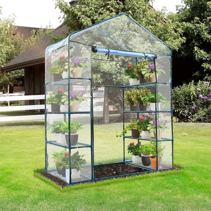 Mini Grow House Greenhouse With Transparent Cover