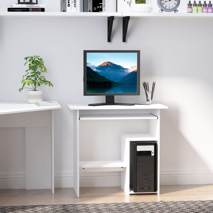 Computer Table with Keyboard Tray