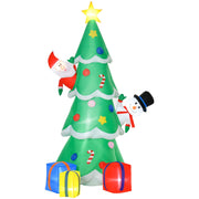 Image of a 7ft Blow Up Christmas Tree For Outdoor Use