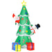 Image of a 7ft Blow Up Christmas Tree For Outdoor Use