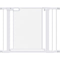 White Dog Gate for Doorways & Stairs Pawhut