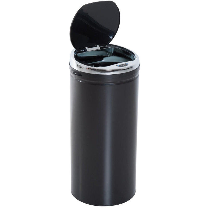 42L Stainless Steel Motion Sensor Kitchen Bin, Black