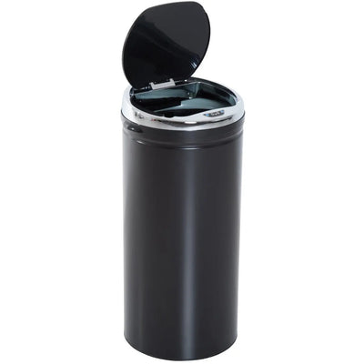42L Stainless Steel Motion Sensor Kitchen Bin, Black Homcom