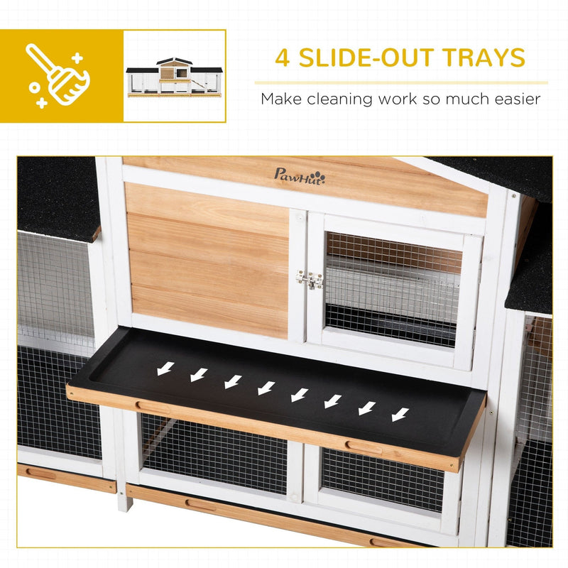 Large Outdoor Rabbit Enclosure Pawhut