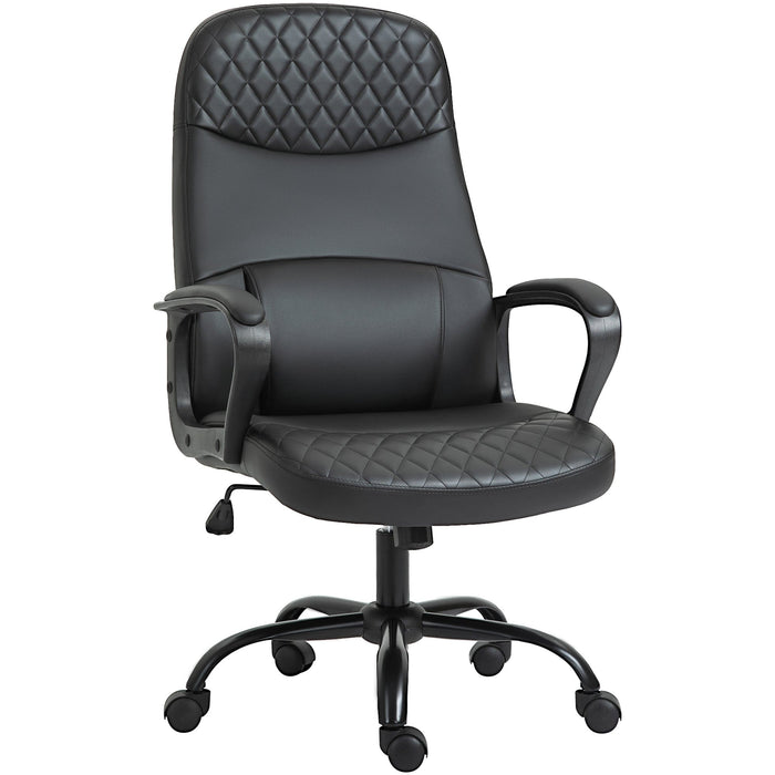 Vibrating Massage Executive Office Chair Black