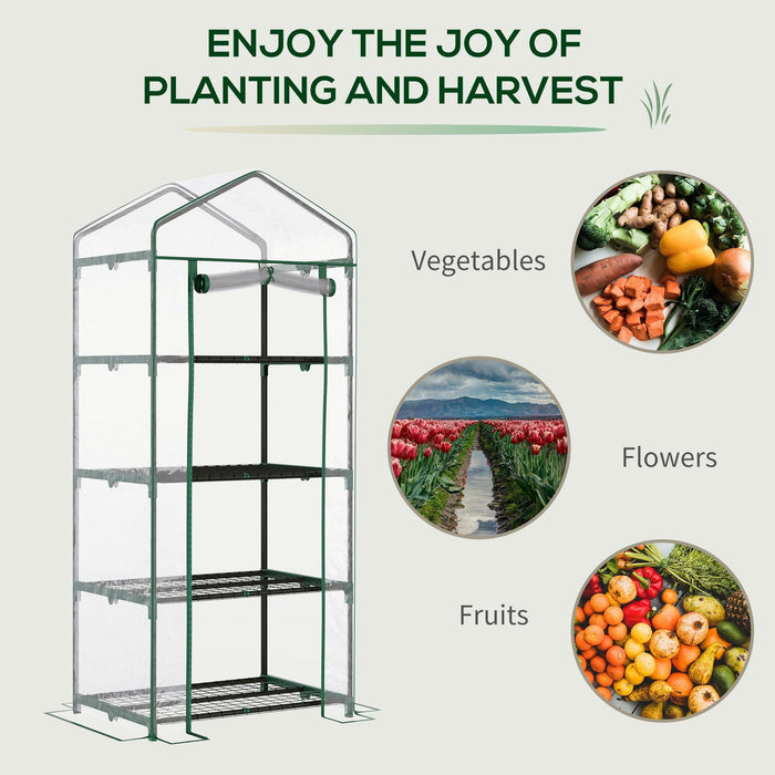 Mini Greenhouse - Plants & Veggies - 160x70x50 cm - Clear