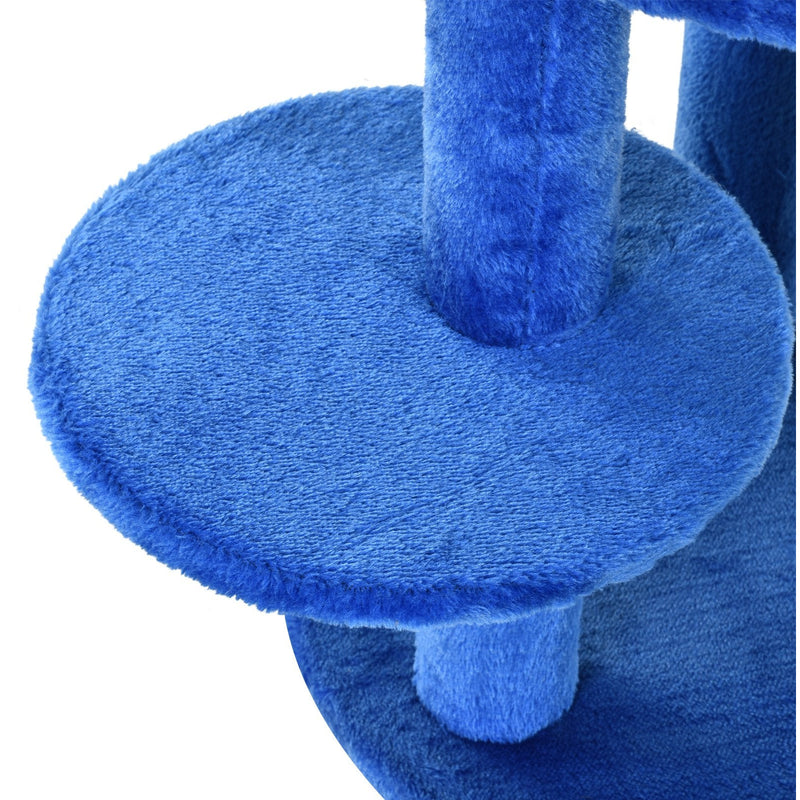 3-Tier Cat Activity Tree, Scratching Posts, Ear Perch, Toys