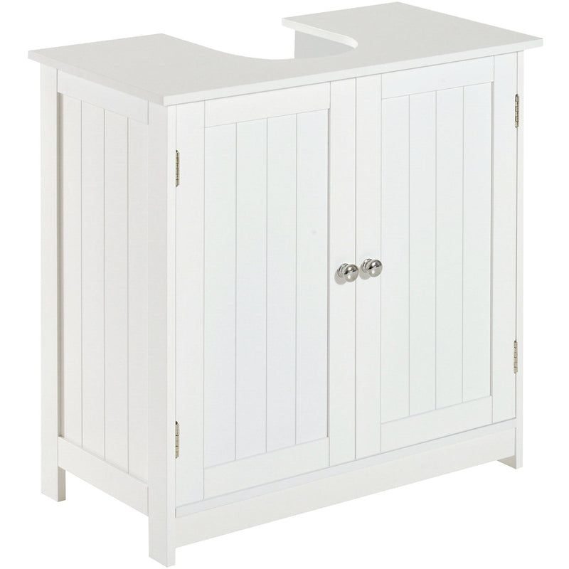 Under Sink Bathroom Cabinet, 60L x 30W x 60H cm, White