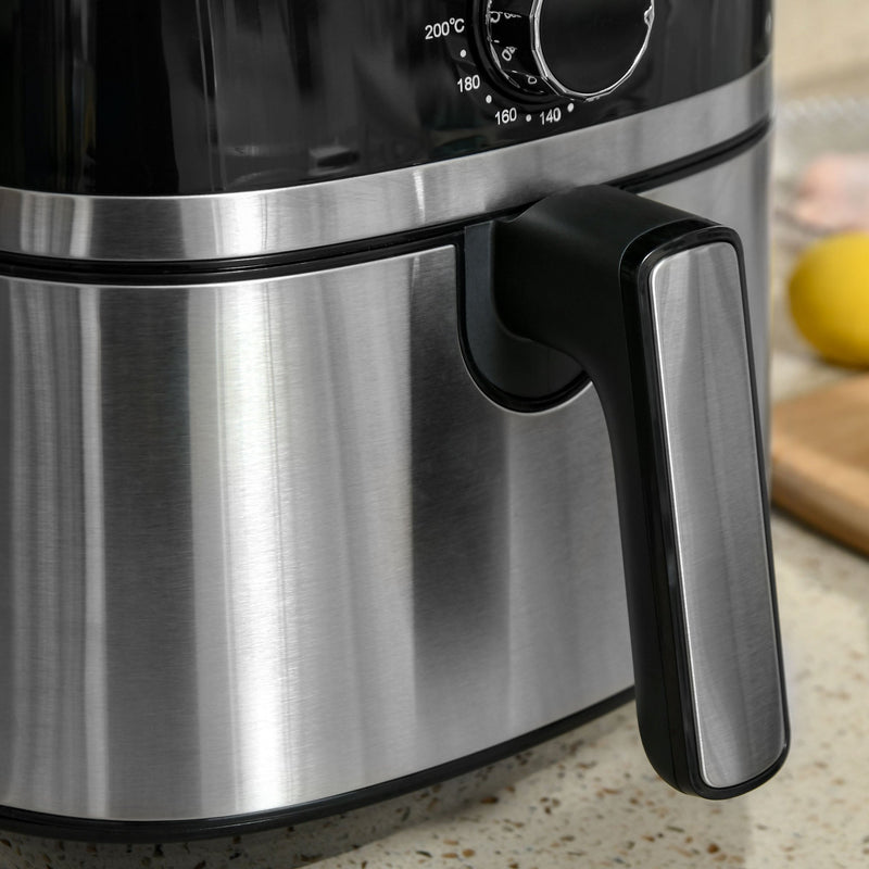 1500W Air Fryer Oven, 4.5L, Rapid Air Circulation, Black