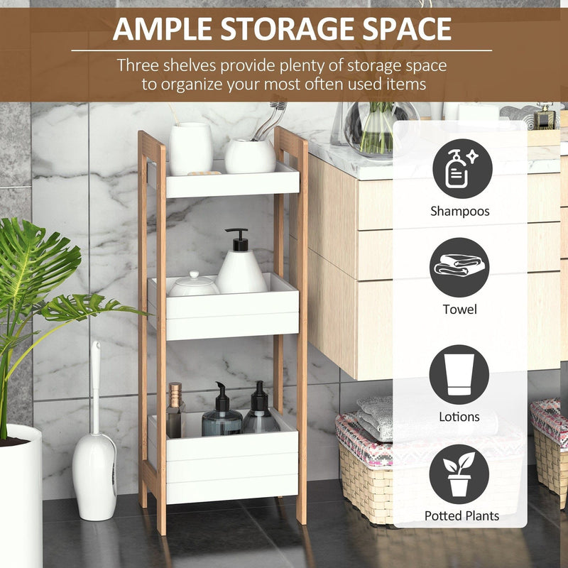 Bamboo Bathroom Storage Unit