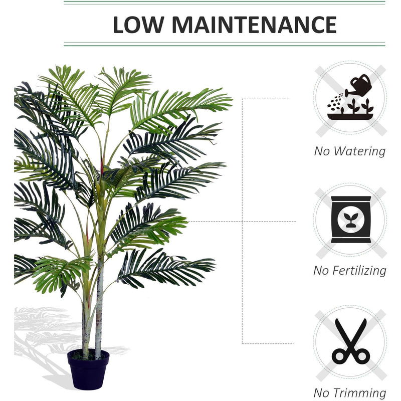 5ft Artificial Palm Tree, Indoor, Green Plant, Home/Office