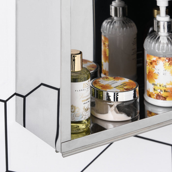 Wall Mounted Mirrored Bathroom Cabinet