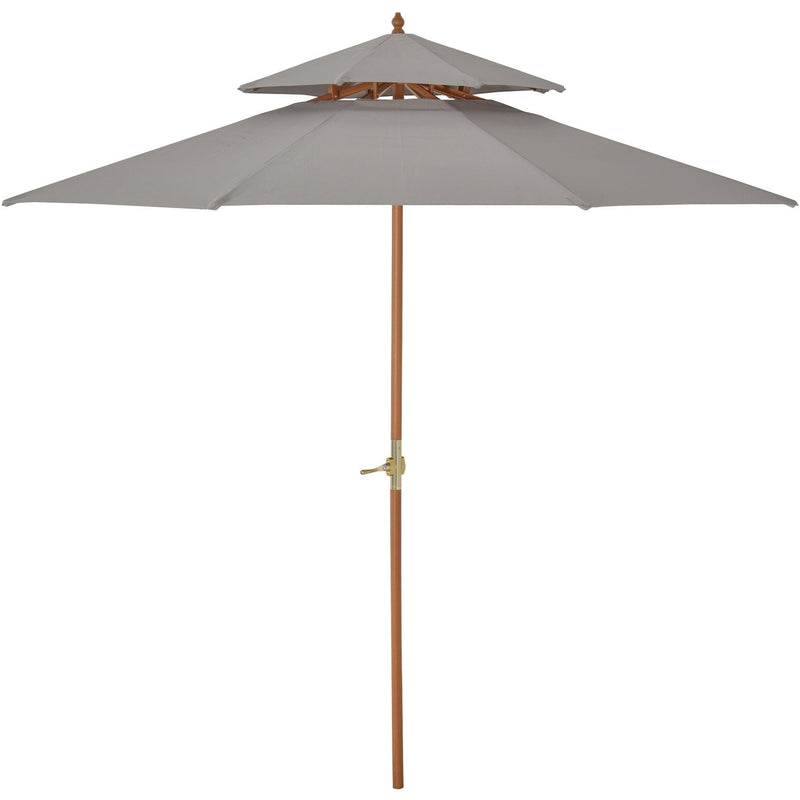 Large Outdoor Umbrella, 2.7m, 2 Tier