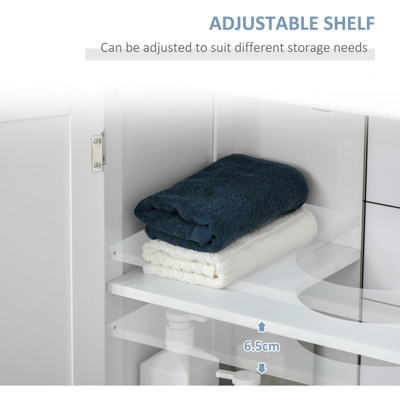 Under Bathroom Sink Storage Cabinet, 60 x 60cm