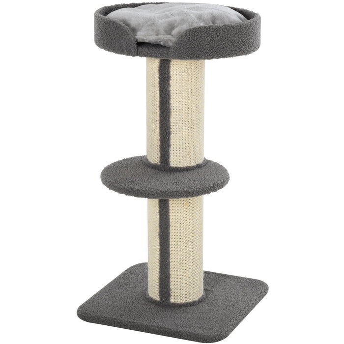 91cm Cat Tree, Sisal Post, Play Tower, Perch, Lamb Cashmere