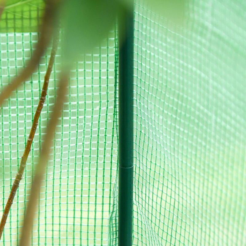 Compact Mini Greenhouse, Steel, Roll-up Door, 100x50x150cm