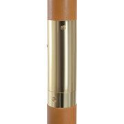 3m Bamboo Patio Umbrella, Coffee Outsunny