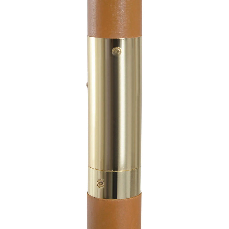 3m Bamboo Patio Umbrella, Coffee Outsunny