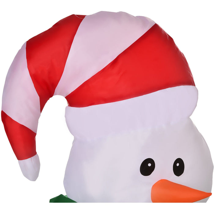 Image of a 4ft Outdoor Inflatable Snowman