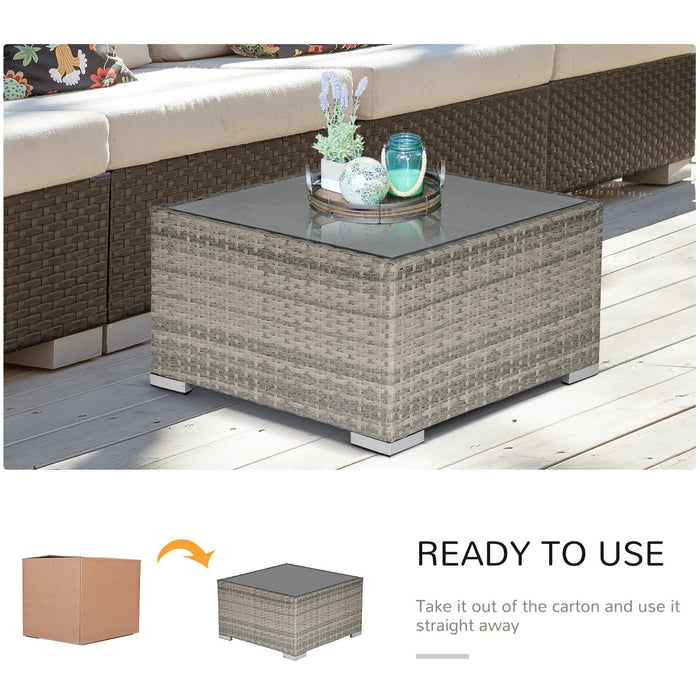 Rattan Patio Coffee Table