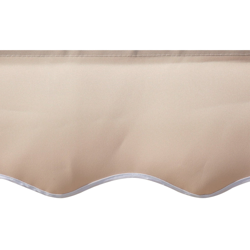 Awning For Patio - Manual Hand Crank 3 x 2m Aluminium Frame