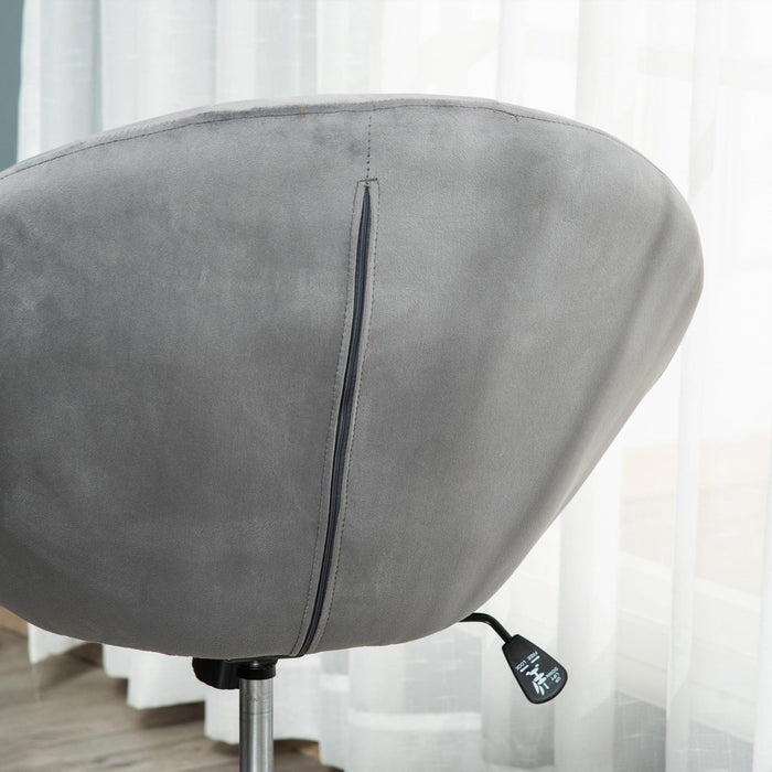 Modern Velvet Swivel Tub Chair