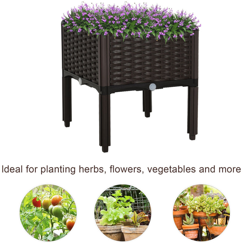 Raised Flower Planters Outsunny