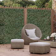 Expanding Trellis Fence, 2m x 1m, Artificial, Telescopic Outsunny