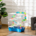 Large Hamster Cage, Blue Pawhut