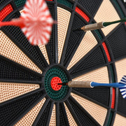 HOMCOM LED Dartboard Electronic Scoreboard 8 Players 27 Games Family Fun w/ 12 Darts 30 Heads Home Office Classic Game Homcom