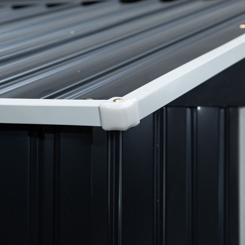 7x4 Metal Shed, Apex Roof