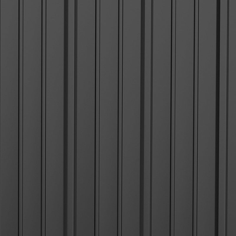 5x3ft Metal Outdoor Storage Shed, Grey