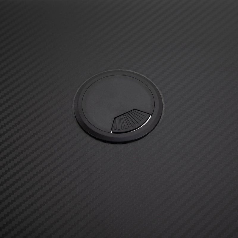 Steel Frame Gaming Desk with Cup Holder & Cable Organiser