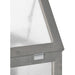 Mini Wooden Cold Frame Greenhouse - Grey