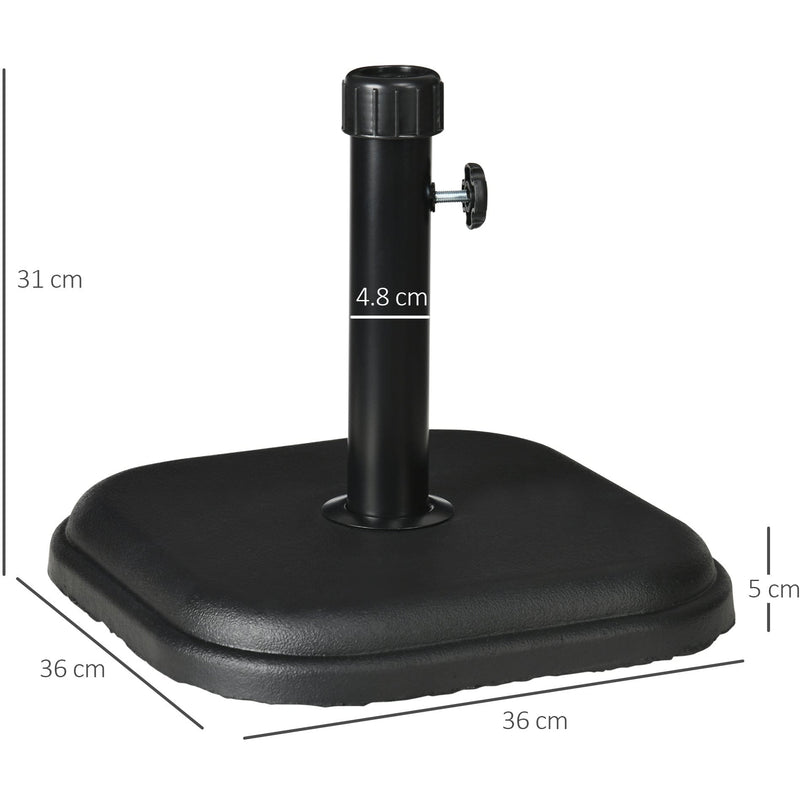 11kg Concrete Parasol Base