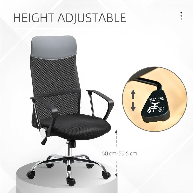 Adjustable Black Mesh Ergonomic Office Chair