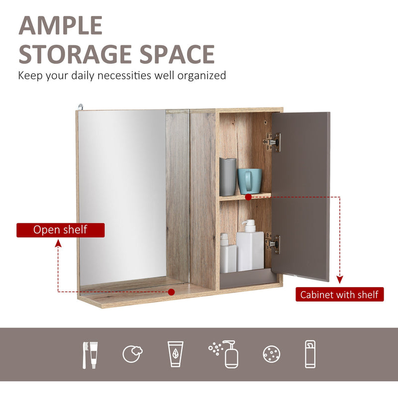 Wall Mount Bathroom Cabinet with Mirror