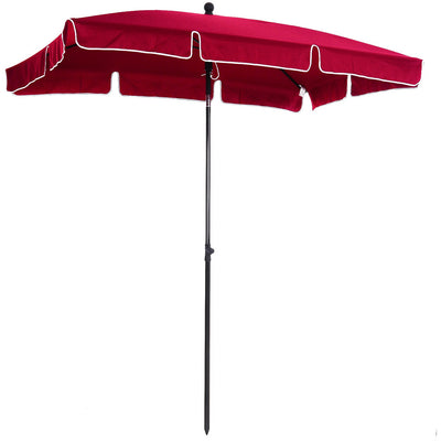 Rectangular Garden Parasol, Aluminium Frame Outsunny
