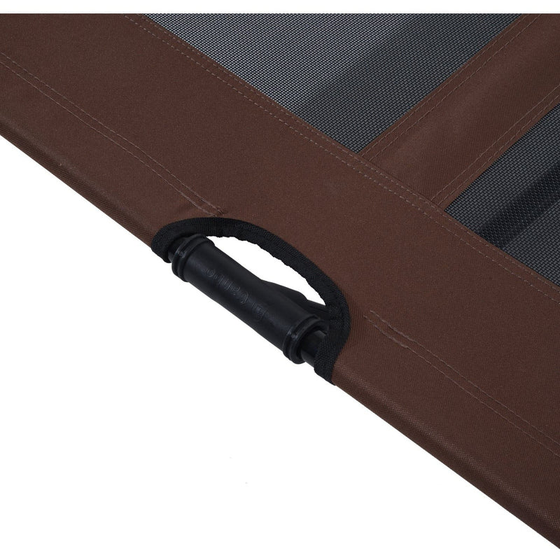 Large Elevated Portable Pet Bed, Outdoor/Indoor, Metal Frame