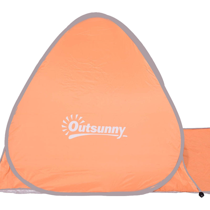Pop Up Beach Shade for 2 People, Orange