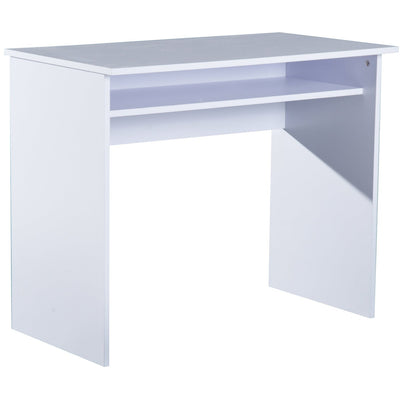Home Office Computer Desk with Storage, 90x50cm Homcom