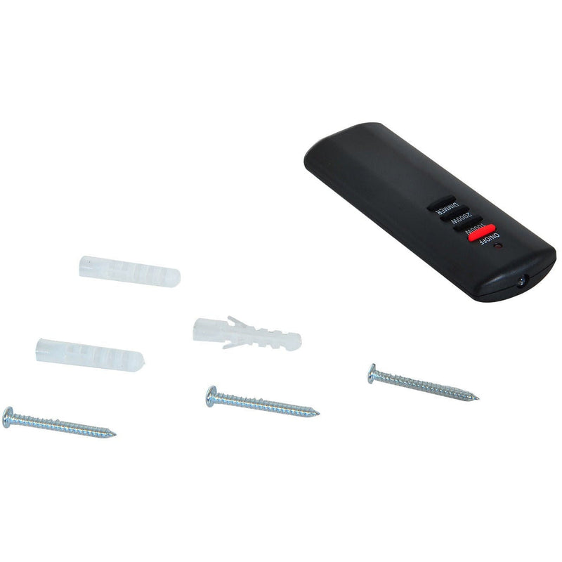 Contemporary Electric Fireplace, Coal Flame, LED, Remote