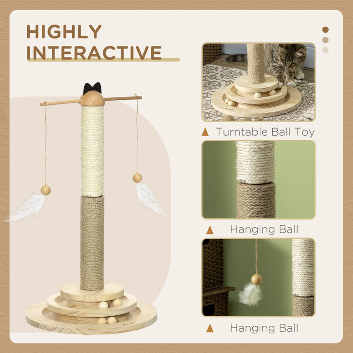 56cm Cat Tree Tower Scratching Post