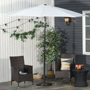 Stylish Patio Umbrella Stand, 35-48mm Poles Outsunny